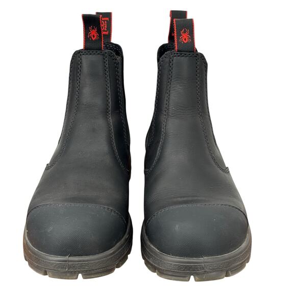 Redback Easy Escape Boots USBBKSC Mens 9.5 US Black Leather Safety Toe Work Shoe - Picture 2 of 12